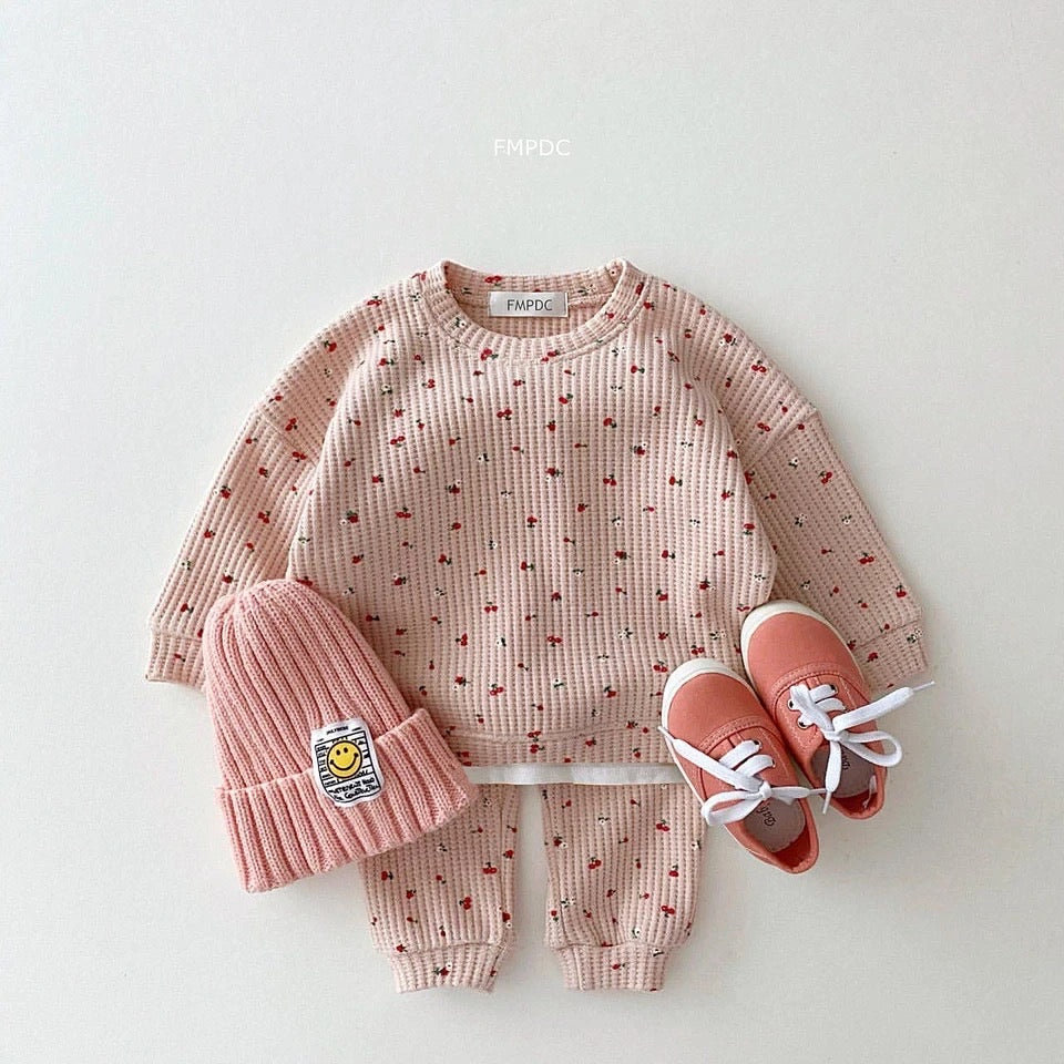 Ribbed Baby/Girl's Outfit