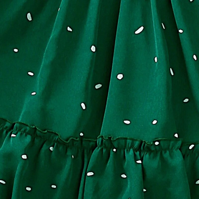 Green Polka Dot Dress