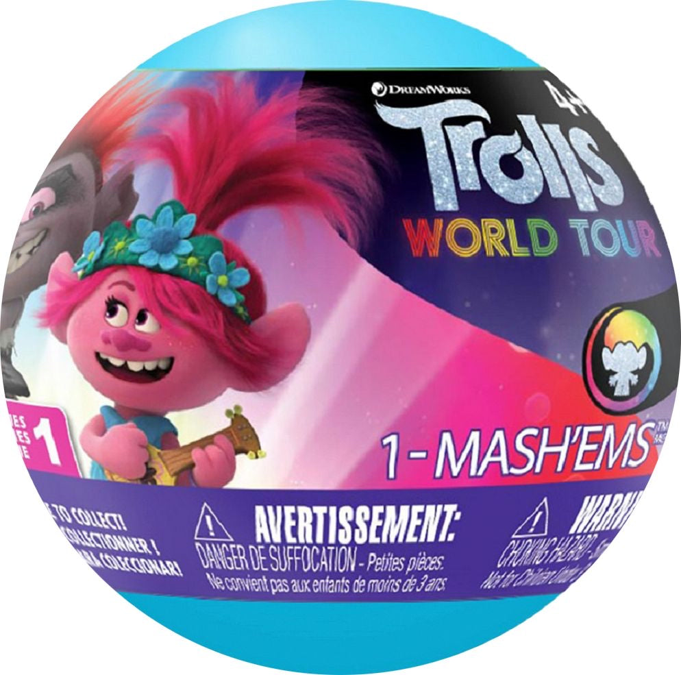 Mash'ems Emojis - Trolls World Tour - Squishy Surprise Characters - Series 1