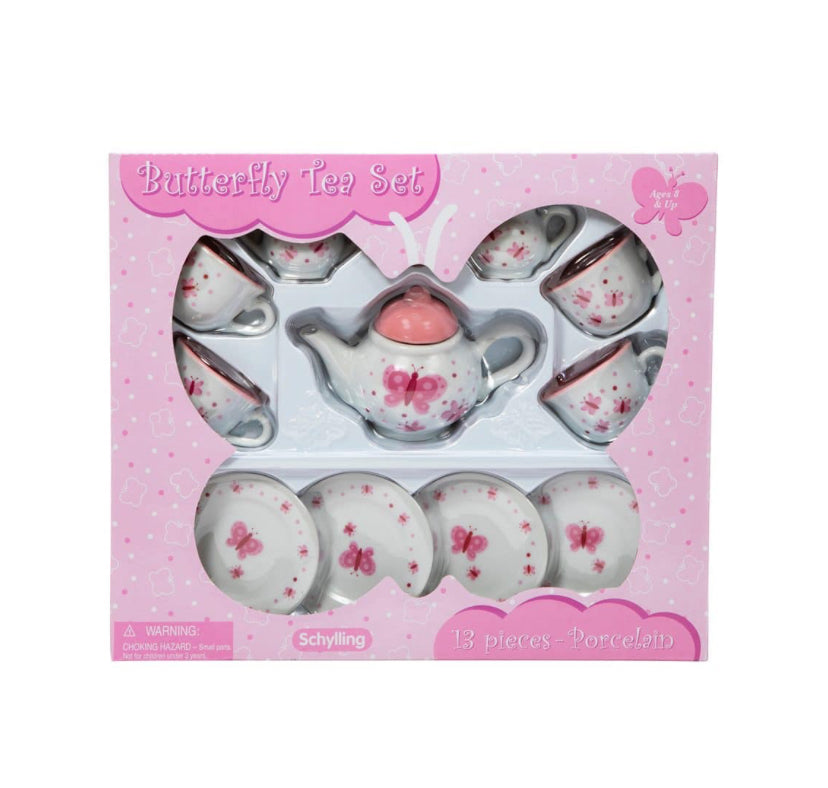 Butterfly Porcelain Tea Set