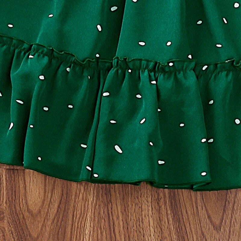 Green Polka Dot Dress