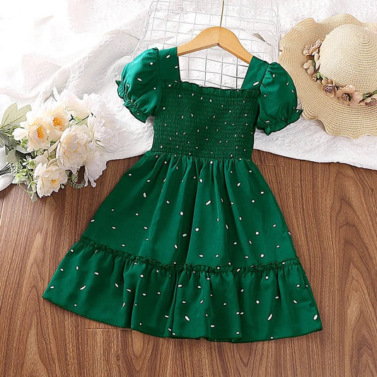 Green Polka Dot Dress