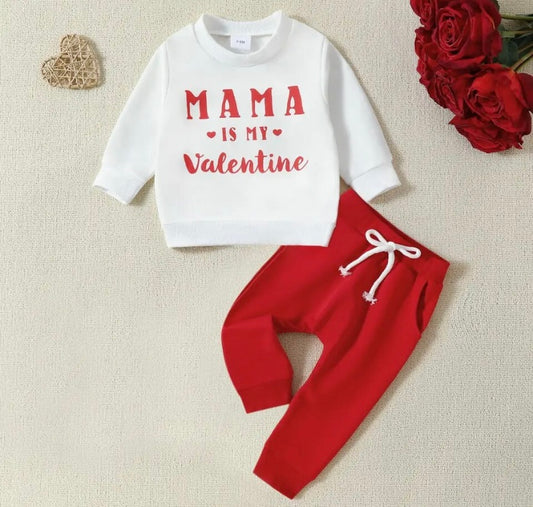 Mama Is My Valentine Outfit