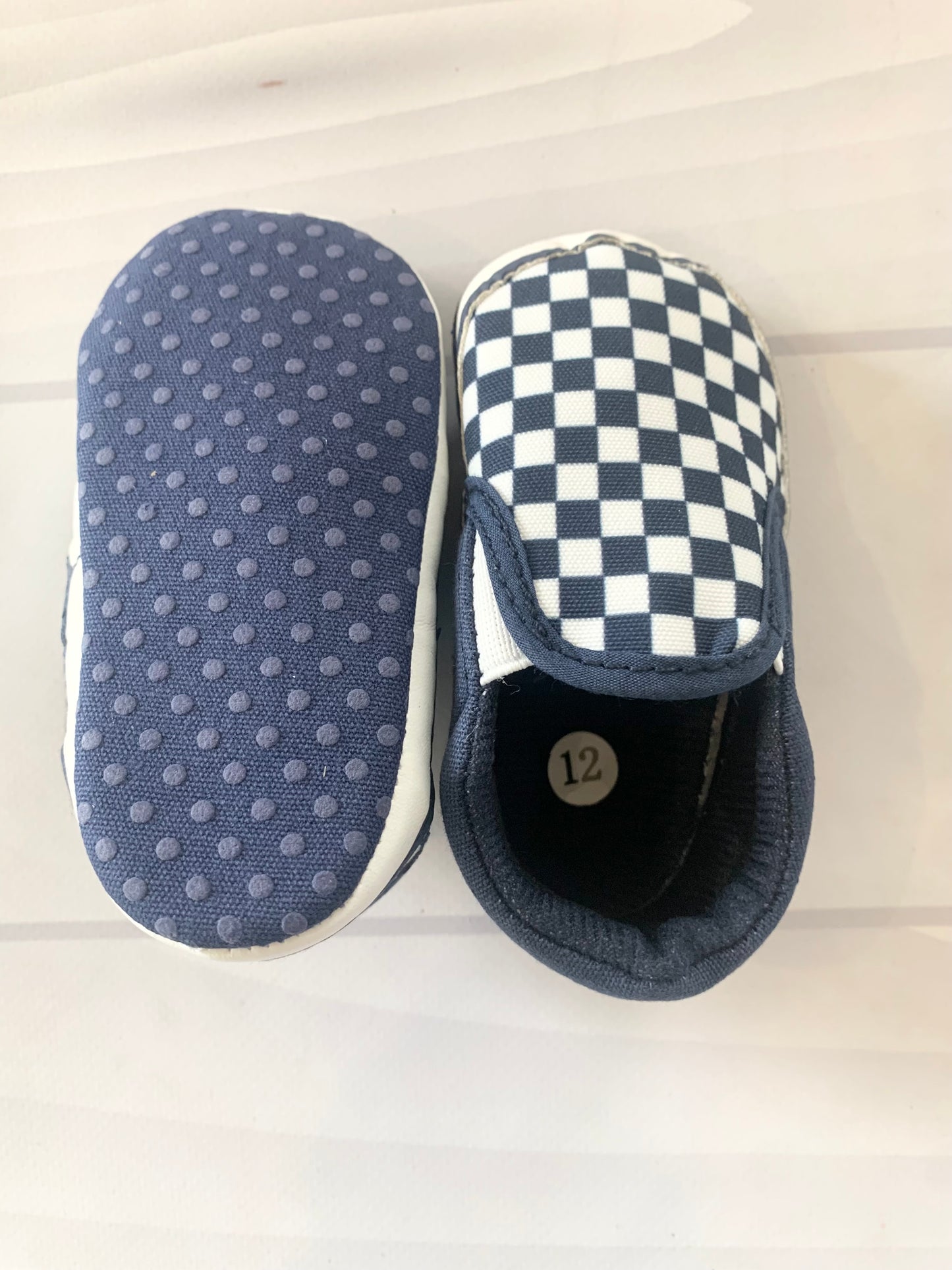 Soft Crib Shoe Checkered